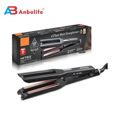 Ceramic Coating Plates Hair Straightener with Adjustable Temperature 120-210°C and 360° Swivel Power Cord