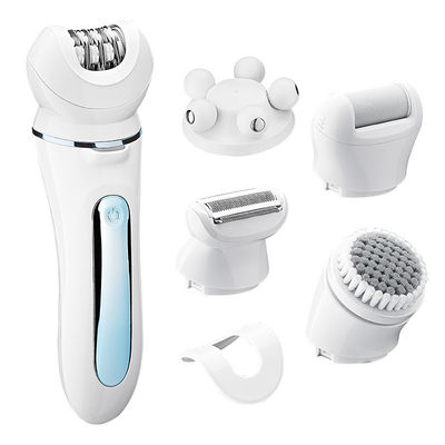 5 in 1 Waterproof IPX6 Epilator with 600mAh Battery for Face and Body Grooming Kit