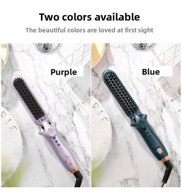 35W Power Dual-Use Hair Straightener and Curling Iron with Tourmaline Ceramic Plates