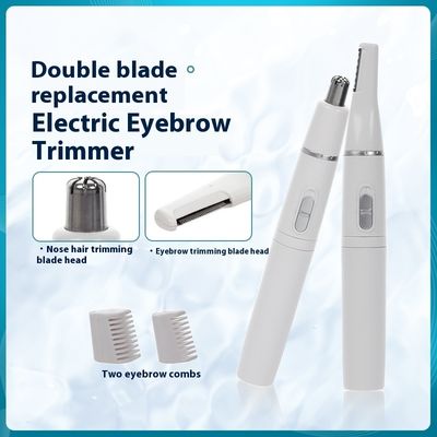 ANBOLIFE Compact Portable Electric Nose Hair Trimmer with Durable Plastic for Household Use