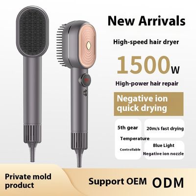 High-Speed Household Hair Dryer with Hot Air Comb and 3 Speed Settings for Quick Styling
