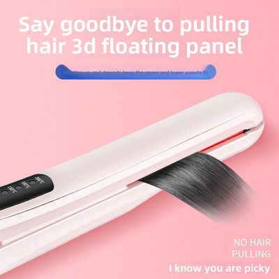 Compact Hair Curling Wand with 160-200°C Temperature Range and 1 Year Warranty Dual-Purpose Hair Straightener