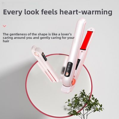 Compact Hair Curling Wand with 160-200°C Temperature Range and 1 Year Warranty Dual-Purpose Hair Straightener