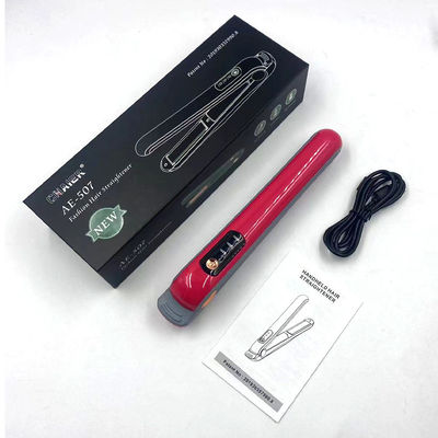 Compact Hair Curling Wand with 160-200°C Temperature Range and 1 Year Warranty Dual-Purpose Hair Straightener