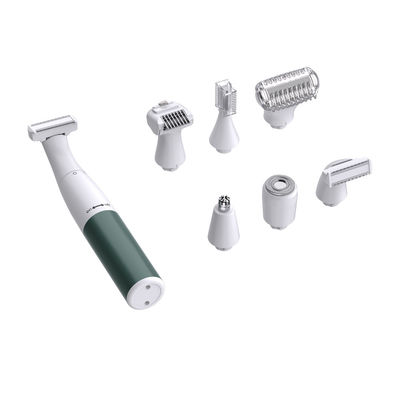 6-in-1 Multifunctional Women's Shaver Epilator Set with 1200mAh Battery Stainless Steel Blade and Free Spare Parts