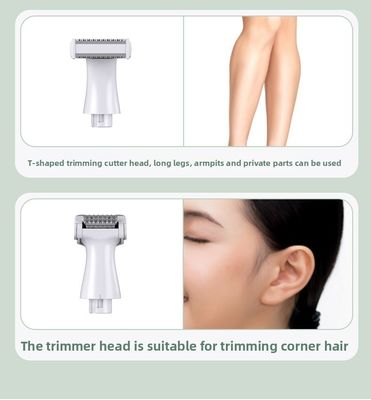 6-in-1 Multifunctional Women's Shaver Epilator Set with 1200mAh Battery Stainless Steel Blade and Free Spare Parts