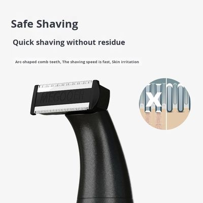 USB Rechargeable Electric Shaver with 600mAh Battery and 90min Runtime Stainless Steel Blades Personal Groomer