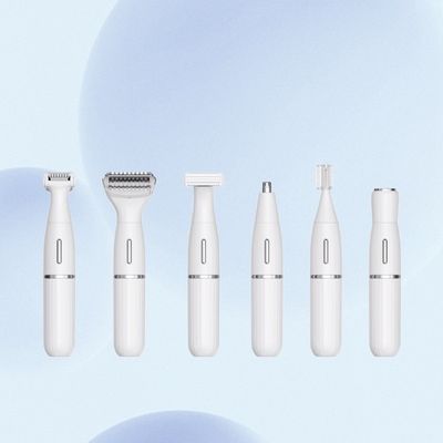 Six-In-One Multifunctional Electric Shaver Set with USB Charging Fully Waterproof for Eyebrow Trimming and Household Use