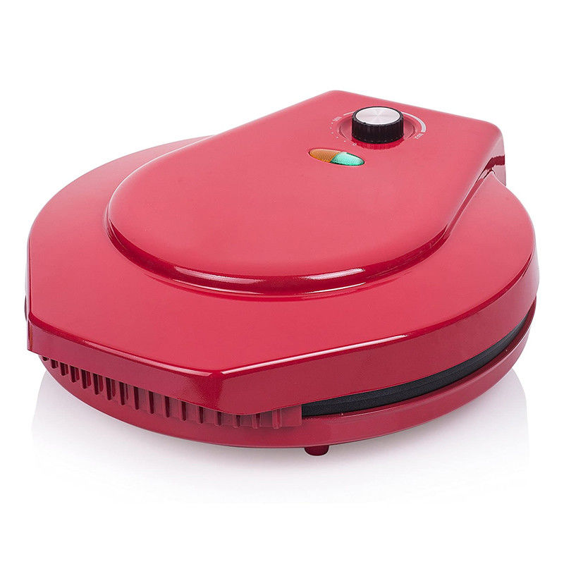 Ningbo factory 12 Inch Non-Stick Calzone Maker Pizza oven in Red Home Use Fast FunElectric Multi Pizza Maker