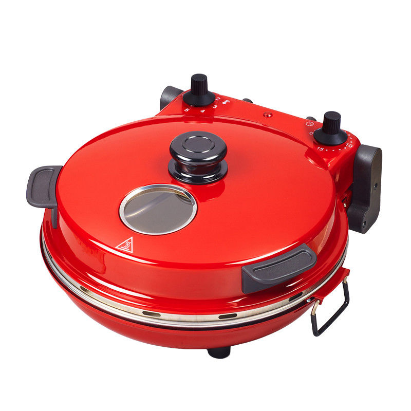 Hot sale  round muti-fuction mobile home use pizza pan and outdoor portable electric pizza maker