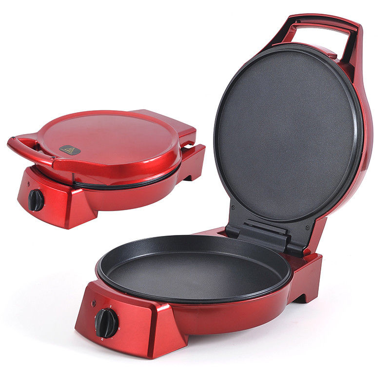 12 Inch Non-Stick Portable Pizza Maker Machine High Heat Stone Calzon Electric Pizza Maker Oven