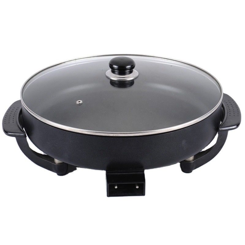 Anbo non-stick round electric grill pan/electric aluminum pizza pan for home appliances