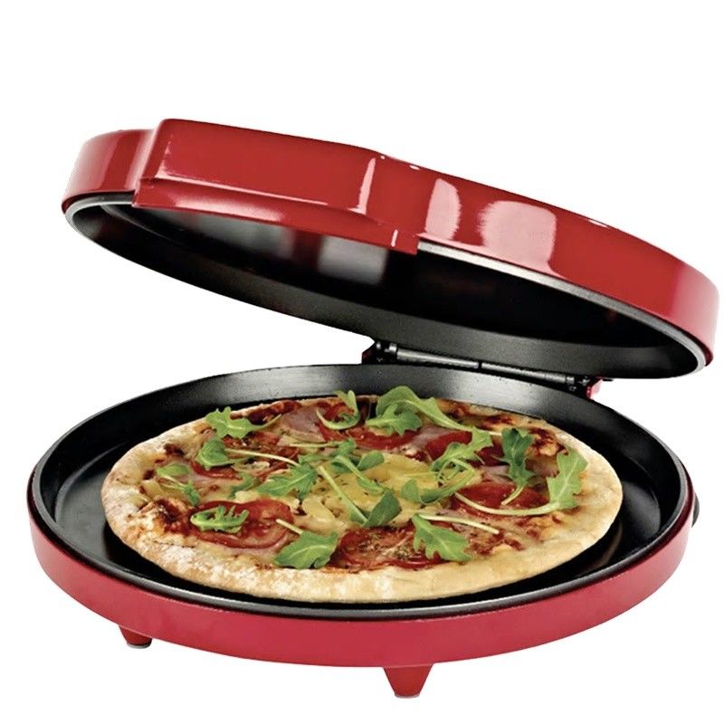 Anbo aluminium portable non-stick pizza pan best quality baking sheet multi-functional round electric conveyor pizza pan oven
