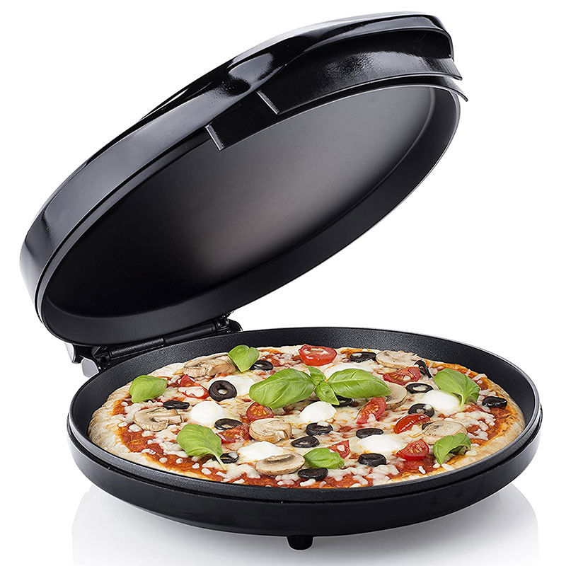 Multi function Pizza Maker with Adjustable Temperature Control Ideal for Pizza Quiches Pies Crepes BBQ Electric Pizza Oven