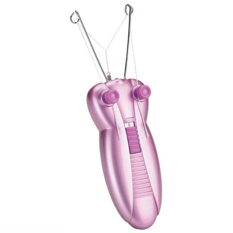 Lady Men Bee Electric Face Epilator Cotton Thread Loose Power With Indictator Light Painless Hair Remover