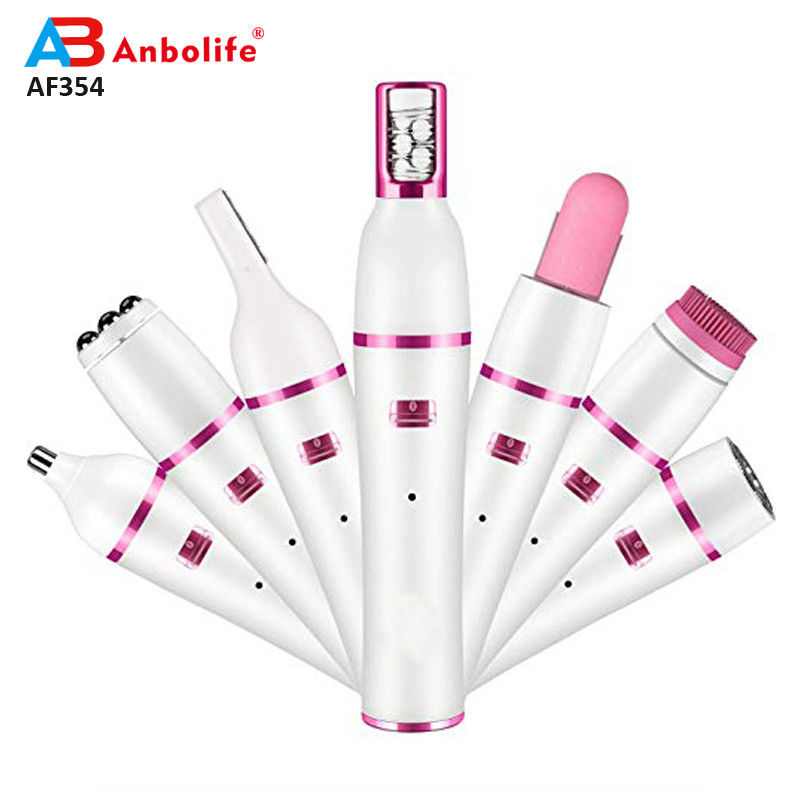 7 In 1 Ladies Personal Care Products Electric Manicure Set Eyebrow Nose Trimmer Women Grooming Kit