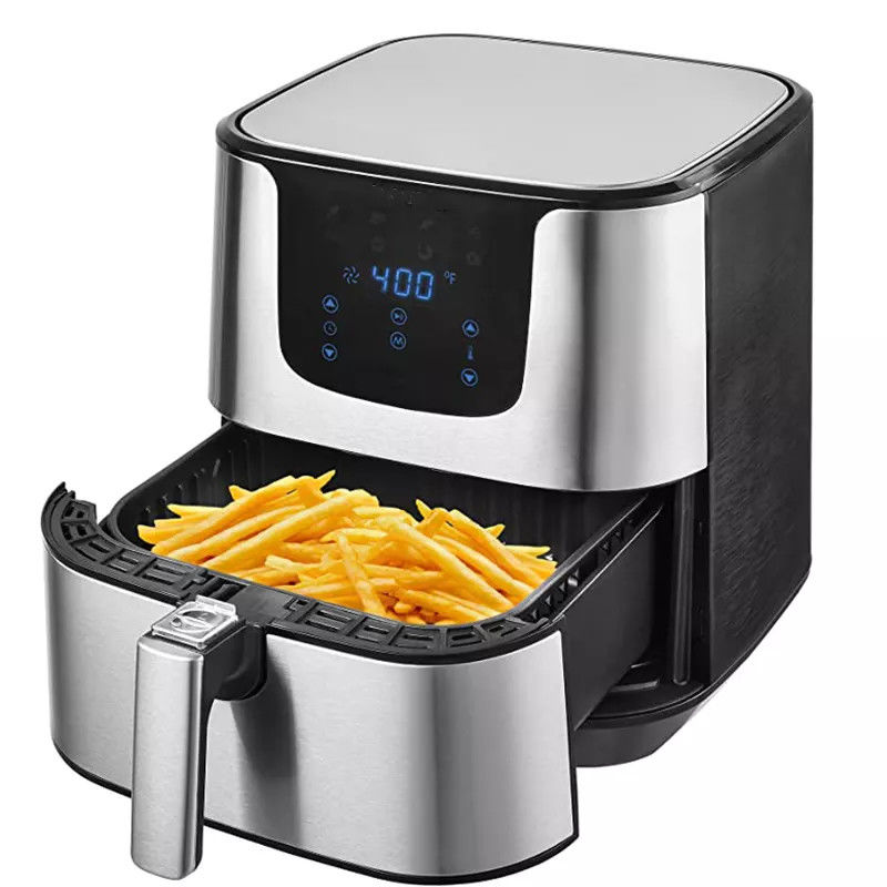 Oil Free Stainless Steel  Electric kitchenaid air fryer oven 5.5L 7L XL Digital 8 Presets Touch Screen