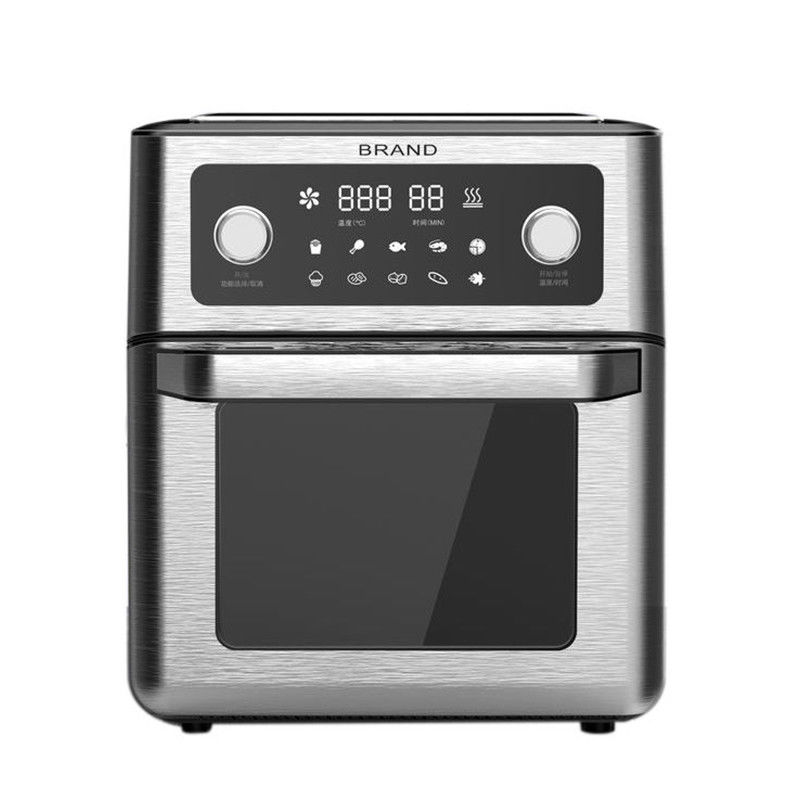 24L 12L Air Fryer Ovens Kitchen Cooking Appliance Stainless Steel Electric Retro Large Capacity Glass