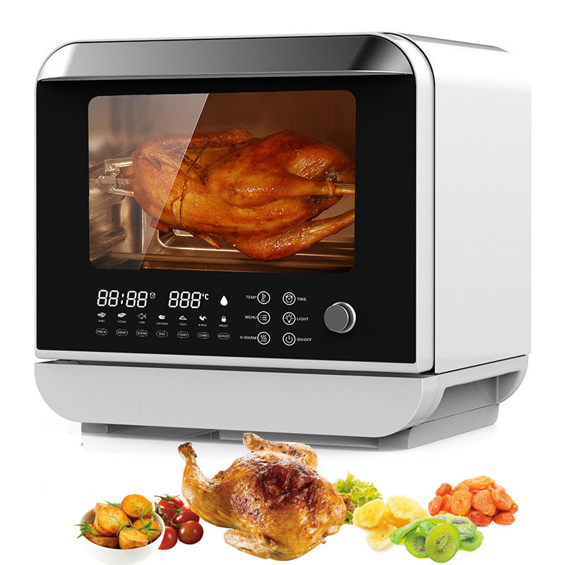 Touch Screen  Commercial Electric Deep Fryers Household 9L 12L Steam Oilless Cooking Dual Air Fryer Oven