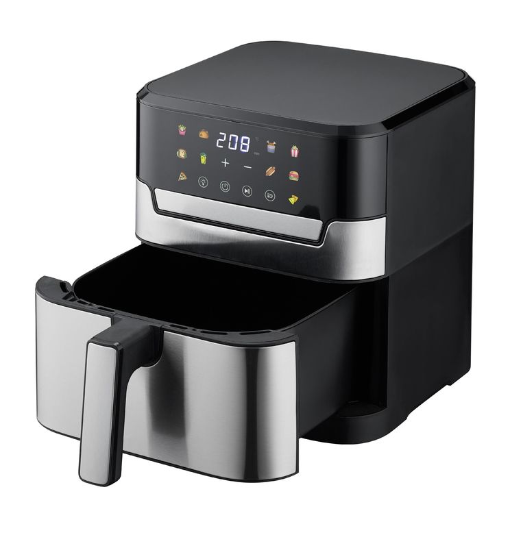 6L 7L Healthy Choice Digital Air Fryer Smart Heating Quickly Stainless Steel Oil Free Electric