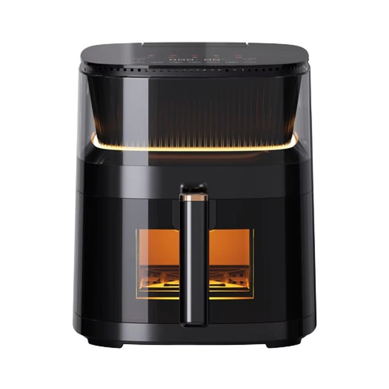 5L Stainless Steel Multifunctional Air Fryer Oven Small Smart Square Healthy Electric Household Use