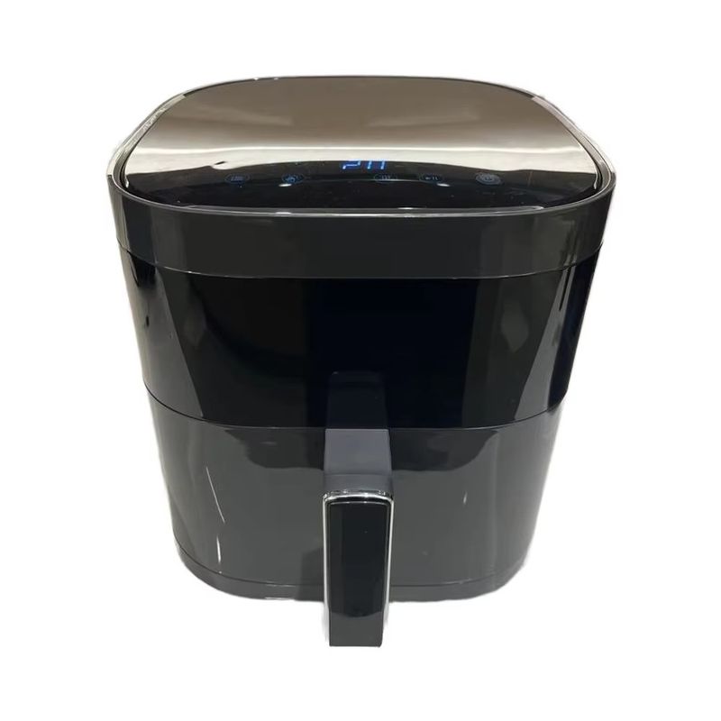 Digital Touch 6l Electric Air Fryer Oven Stainless Steel Multifunctional Small Smart Square Healthy For Household Use