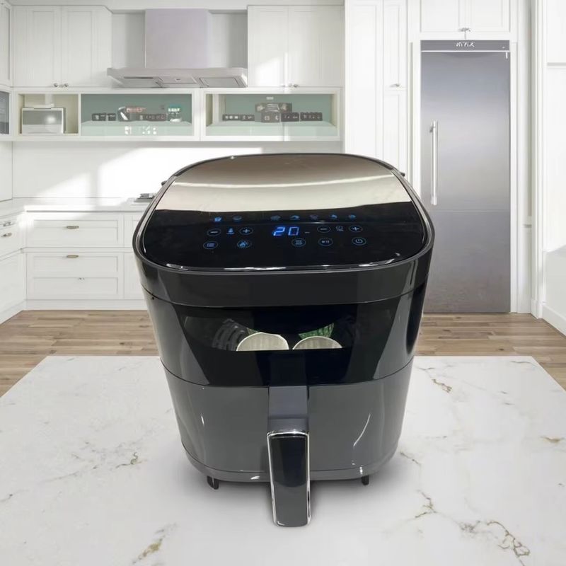 6l Smart Air Fryer Oven Stainless Steel Multifunctional Small Square Healthy Electric For Household