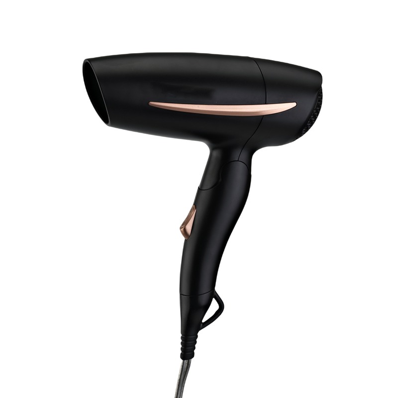 1200W 220-240V Dual Voltage Travel Hair Dryer with 1 Year Warranty Compact Foldable Handle for Salon and Home Use