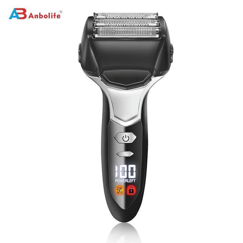 Five Blade Men's Shaver with 1000mAh Battery and 90 Min Working Time Waterproof IPX6 USB Chargeable Electric Razor