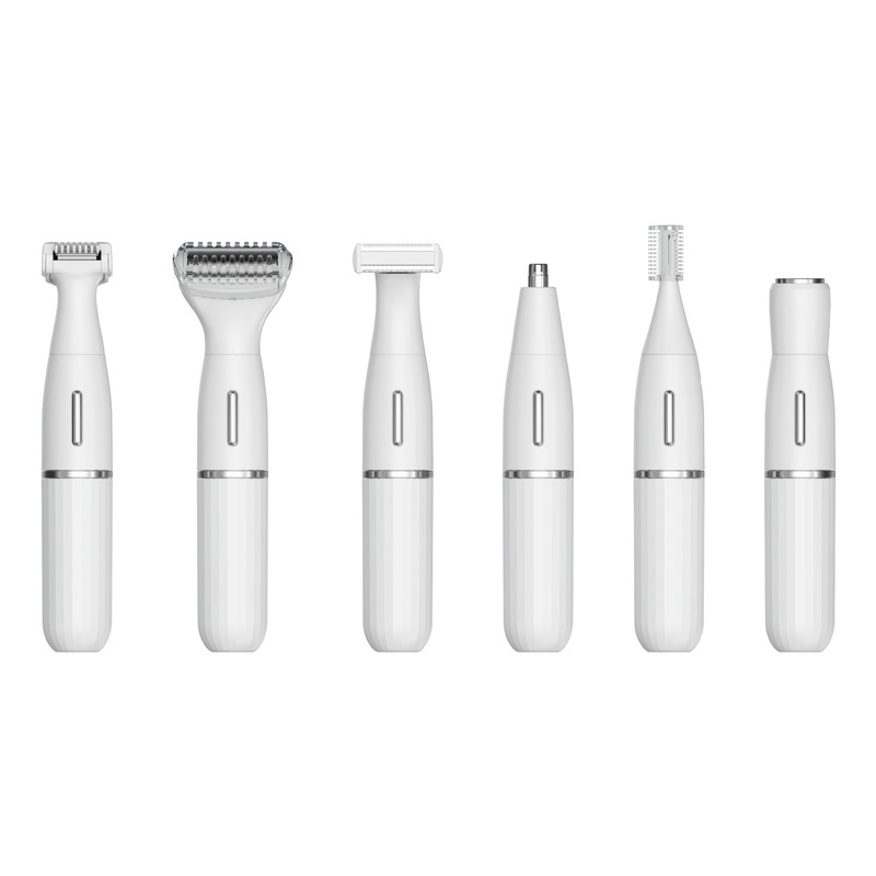 6-in-1 Multifunctional Electric Shaver and Nose Hair Trimmer with 1 Year Warranty and Rechargeable USB Power