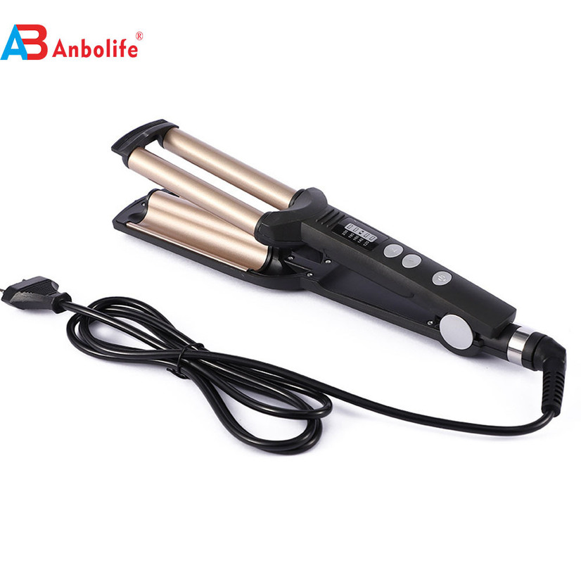 Professional Hair Curler with 5 Temperature Levels 120-200℃ Range and 52W Power for All Hair Types