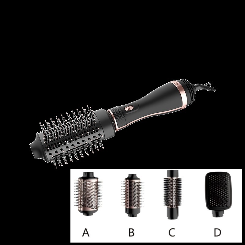 1200W Titanium Blow Dryer Brush with 3 Temperature Levels and 1 Year Warranty for Frizz-Free Styling