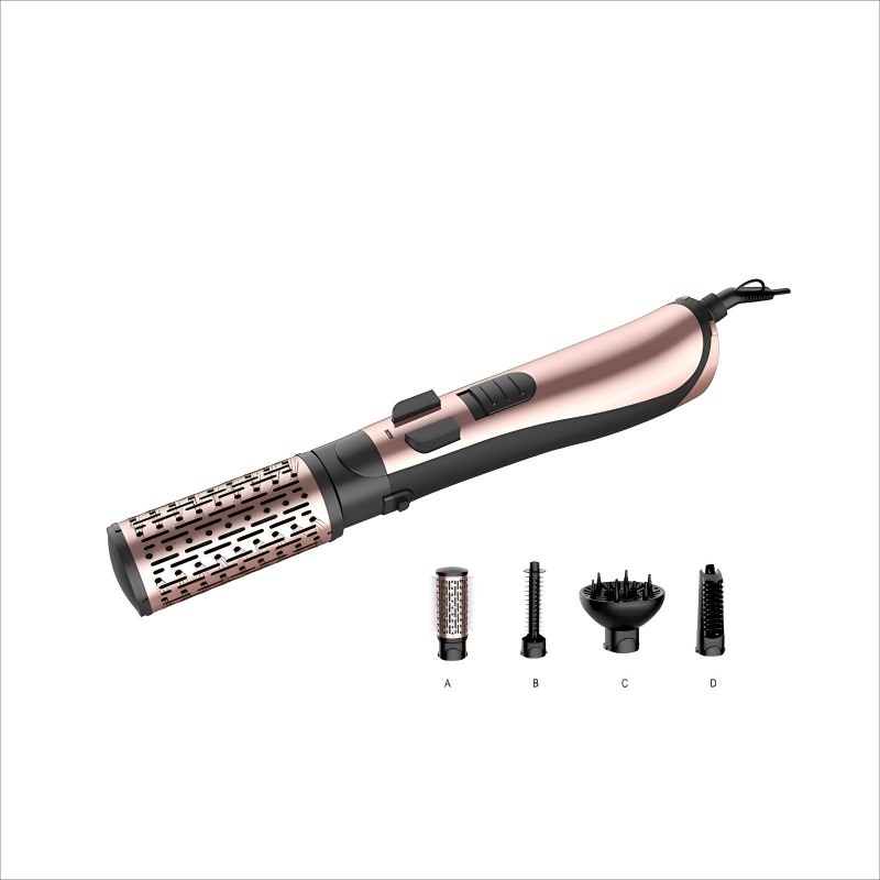 1200W Power Hair Dryer Brush with 3 Temperature Levels and 220~240V Voltage for Easy Styling