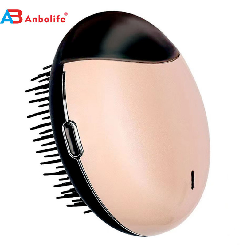 Portable Electric Scalp Massager with 900mAh Battery and 1 Year Warranty - Hot Air Brush Massager for Household Salon Hotel Use