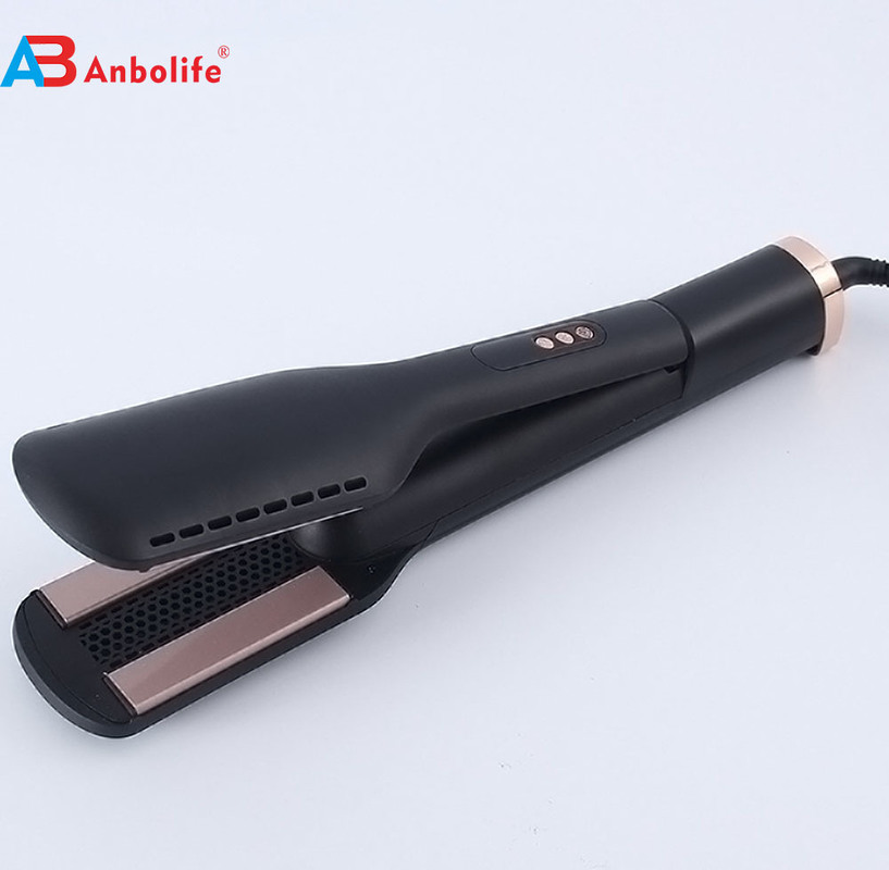 Ceramic Infrared Ionic Flat Iron with 5s Fast Heat-Up 800W Power and 360° Swivel Power Cord