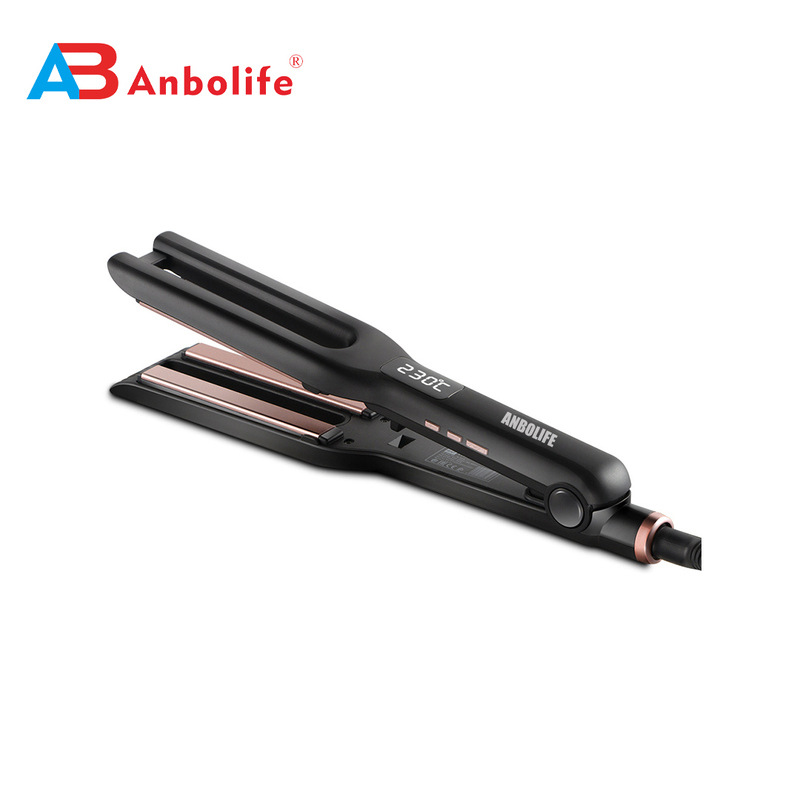 Ceramic Coating Plates Hair Straightener with Adjustable Temperature 120-210°C and 360° Swivel Power Cord