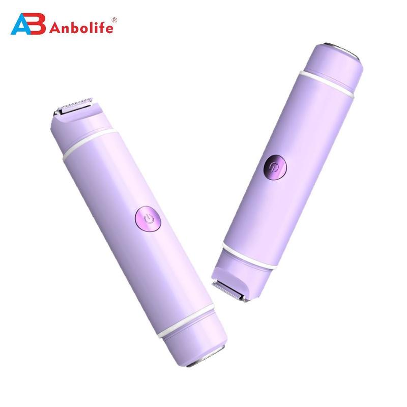 2-in-1 Electric Shaver for Women with 90 Min Working Time and 400mAh Battery - Full Body Double Headed Trimmer